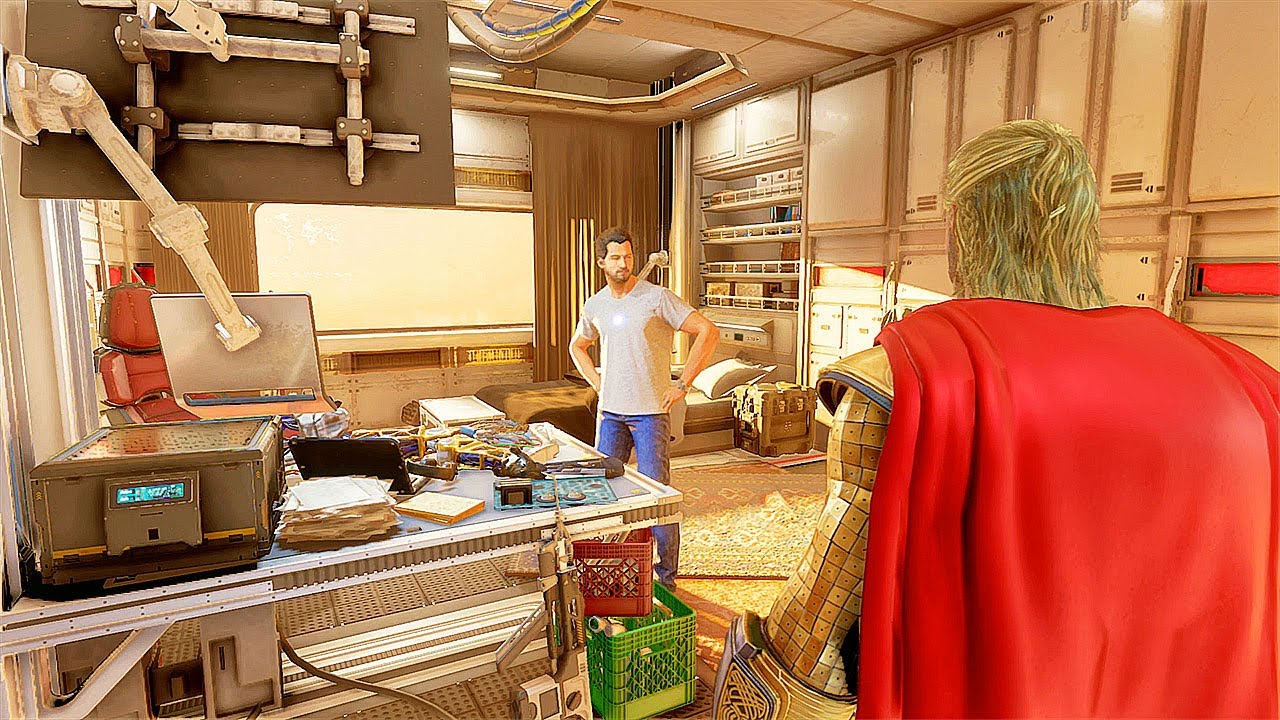 Marvel's Avengers - Avengers Reacts To Iron Man’s Room