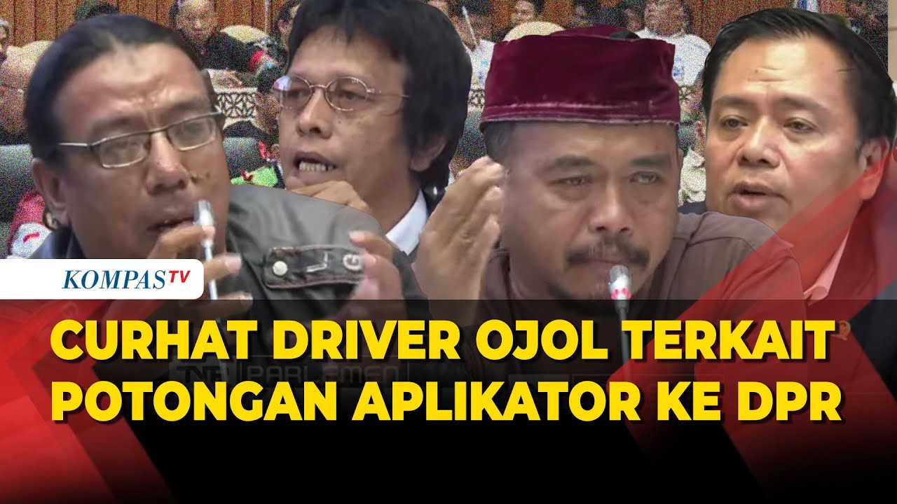 [FULL] Curhat Driver Ojol saat Rapat di Komisi V DPR Terkait Potongan Tarif Aplikator