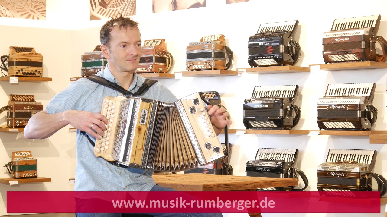 Steirische Harmonika - M&uuml;ller Rot-Tanne - www.musik-rumberger.de