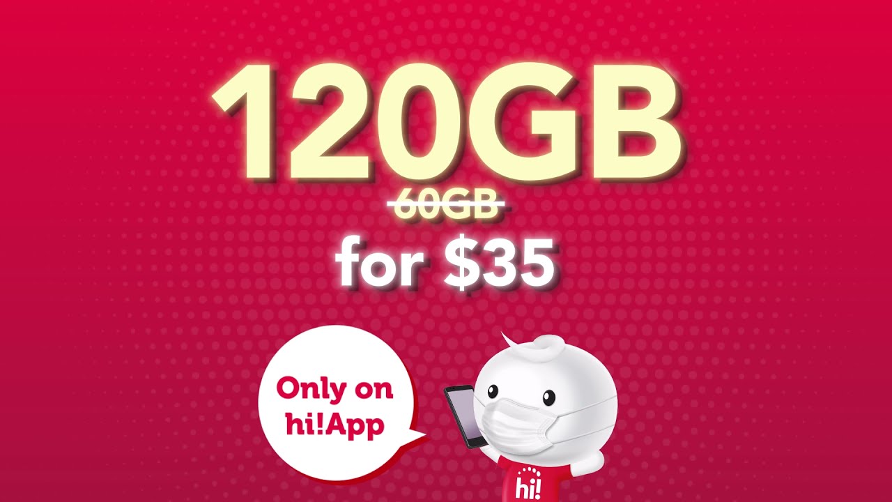 120GB for $35. Only on hi!App!