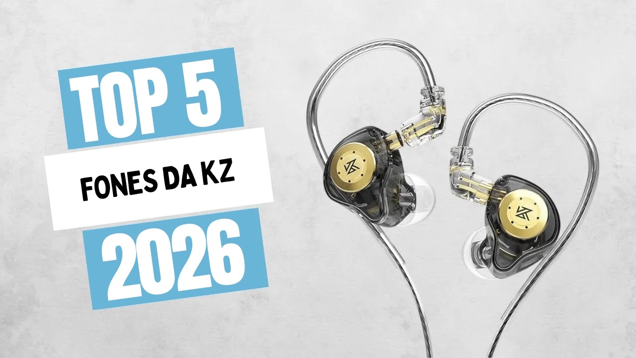 Os 5 Melhores FONES DA KZ para Comprar em 2026!