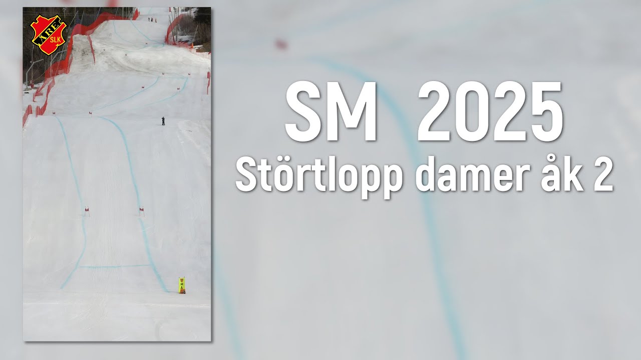 SM 2025 Störtlopp D åk 2 - Galj till mål