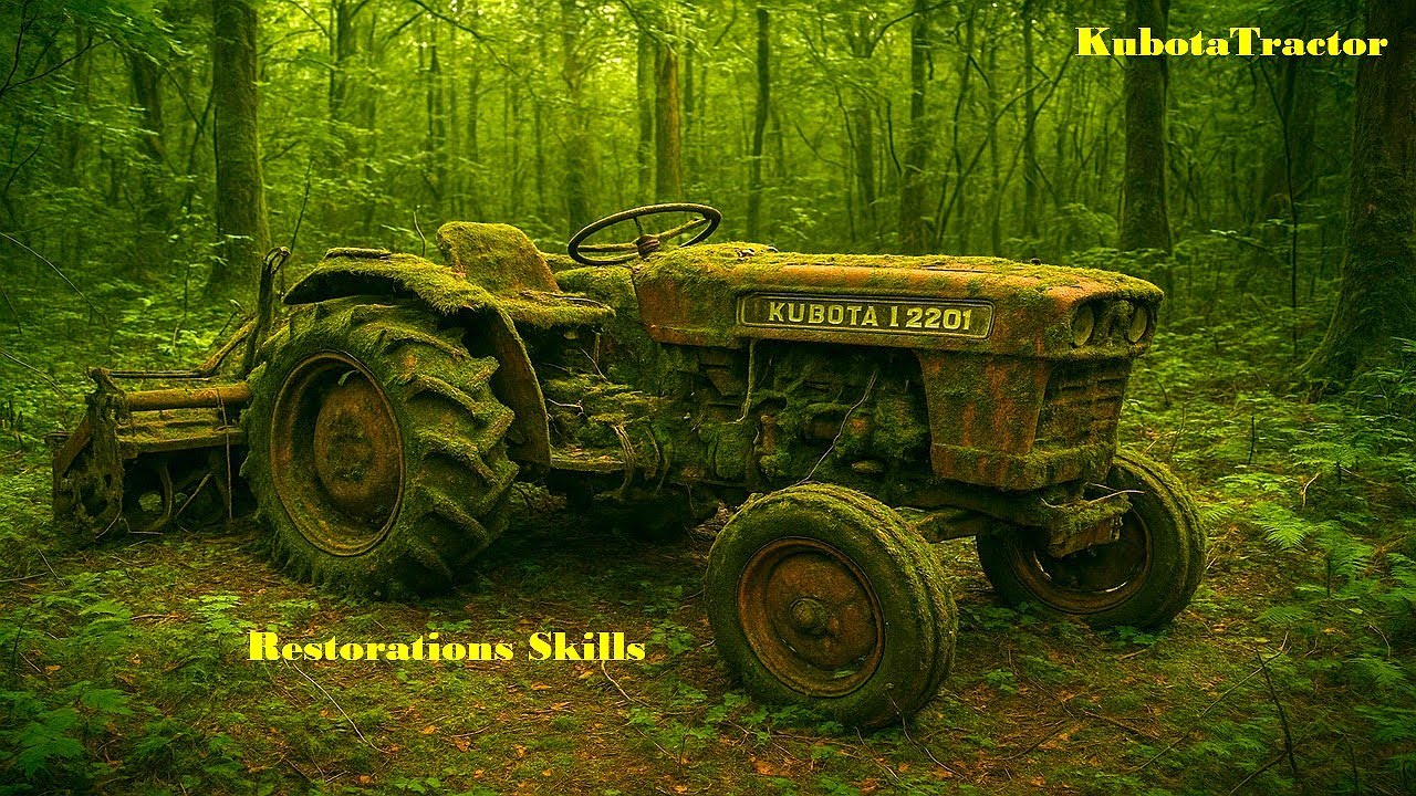 Kubota Tractor Restoration ASMR | Full Rebuild From Junk // Restorations Skills