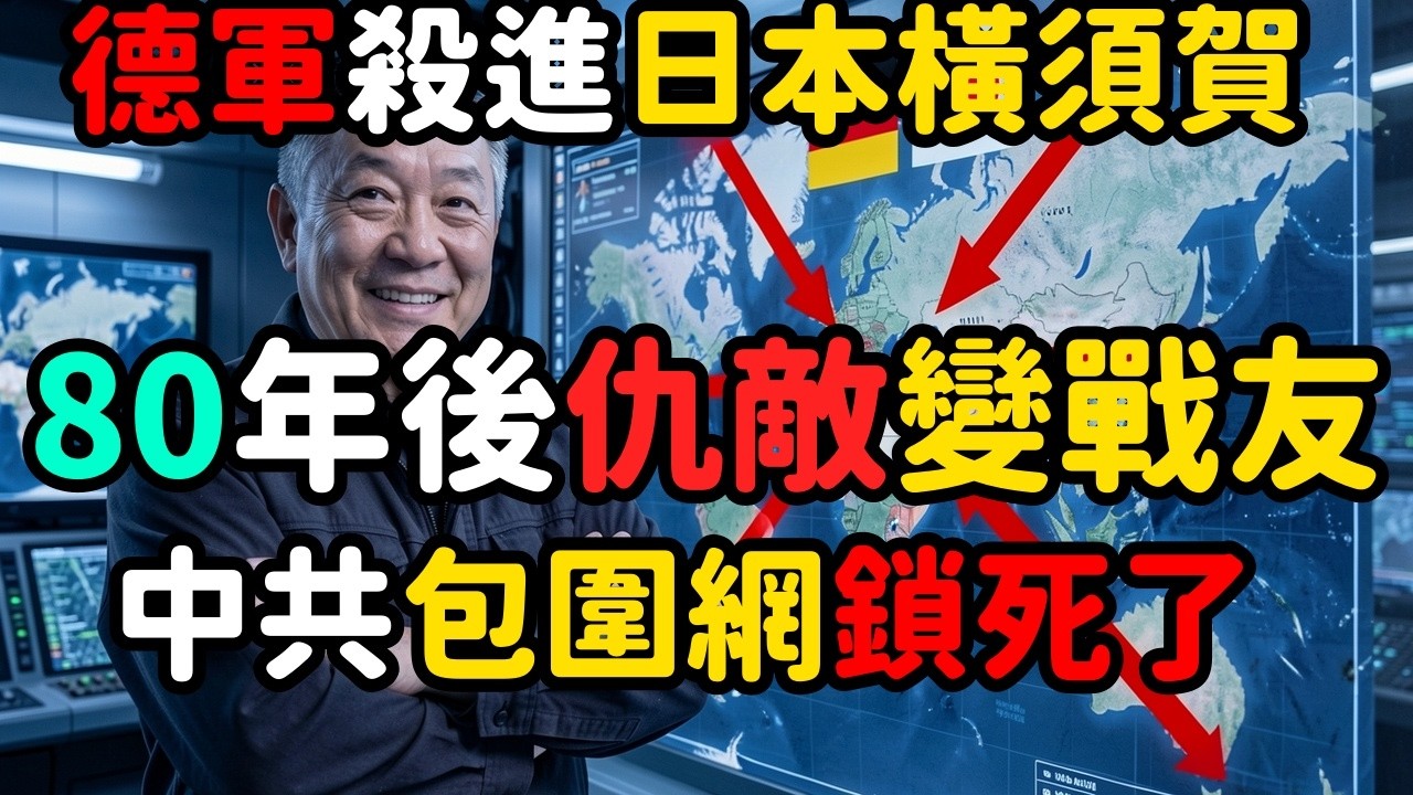 德軍殺進日本橫須賀！二戰軸心國為民主重新結盟；中共包圍網第3把鎖扣上了 | 馬一峰