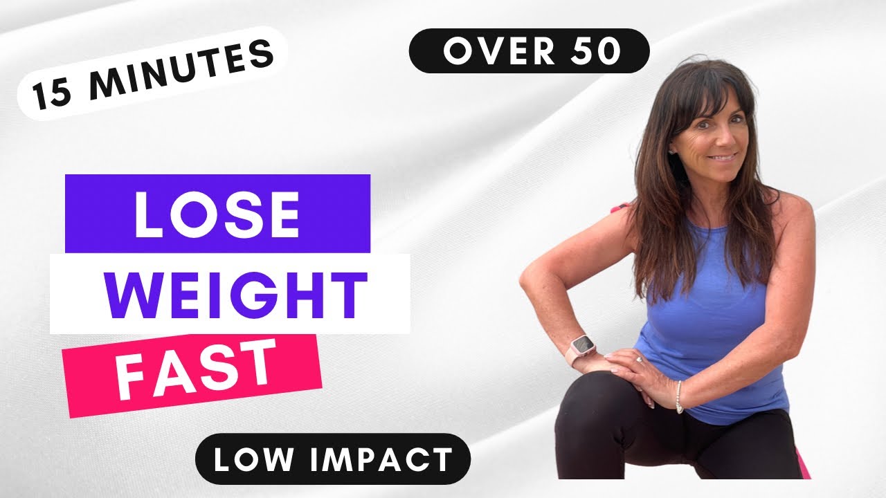 15 MIN WEIGHT LOSS WORKOUT FOR WOMEN OVER 50  | Low Impact | No Repeats | At Home | BURN FAT FAST