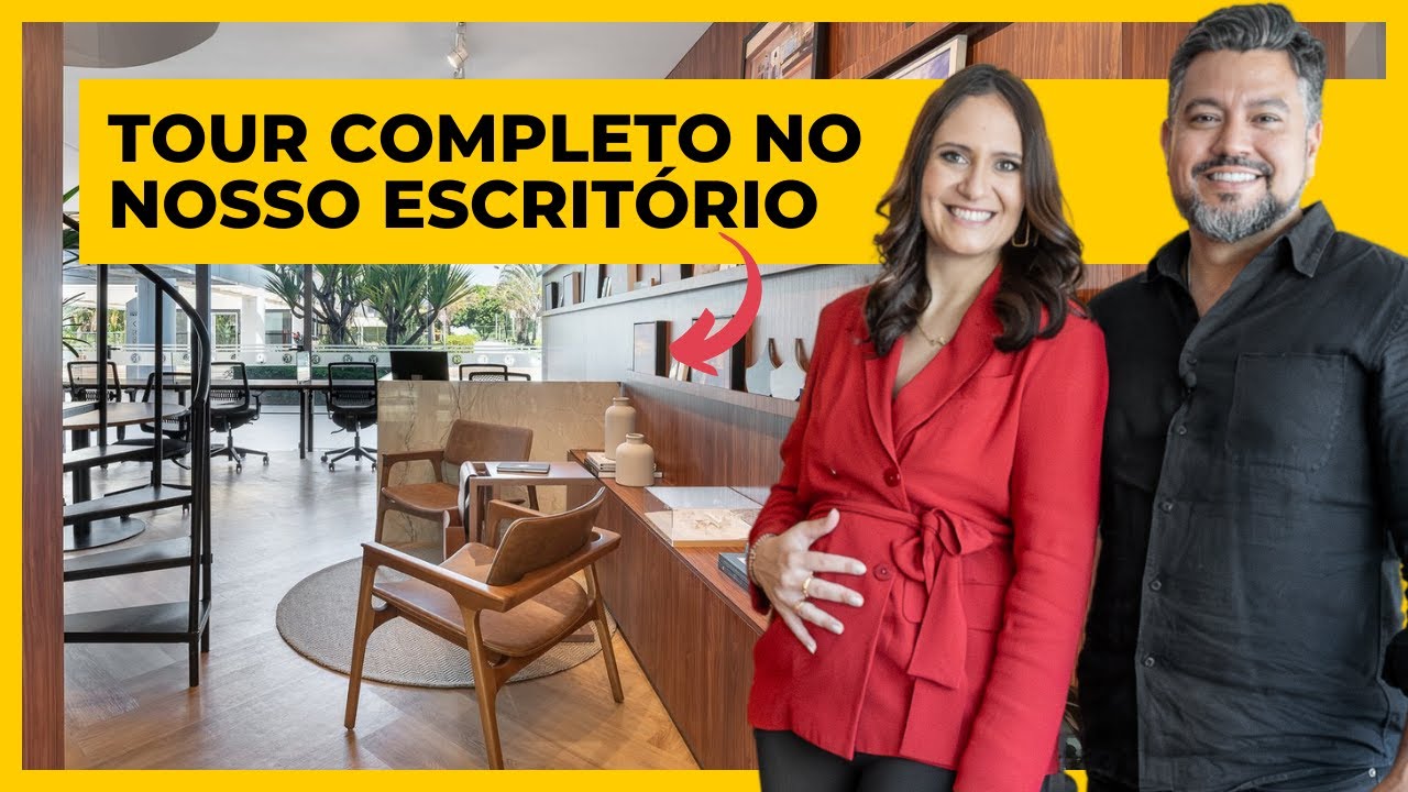 TOUR COMPLETO NO ESCRIT&Oacute;RIO BORA NA OBRA | TUDO SOBRE PROJETO E OBRA, ACABAMENTOS, ILUMINA&Ccedil;&Atilde;O E MAIS