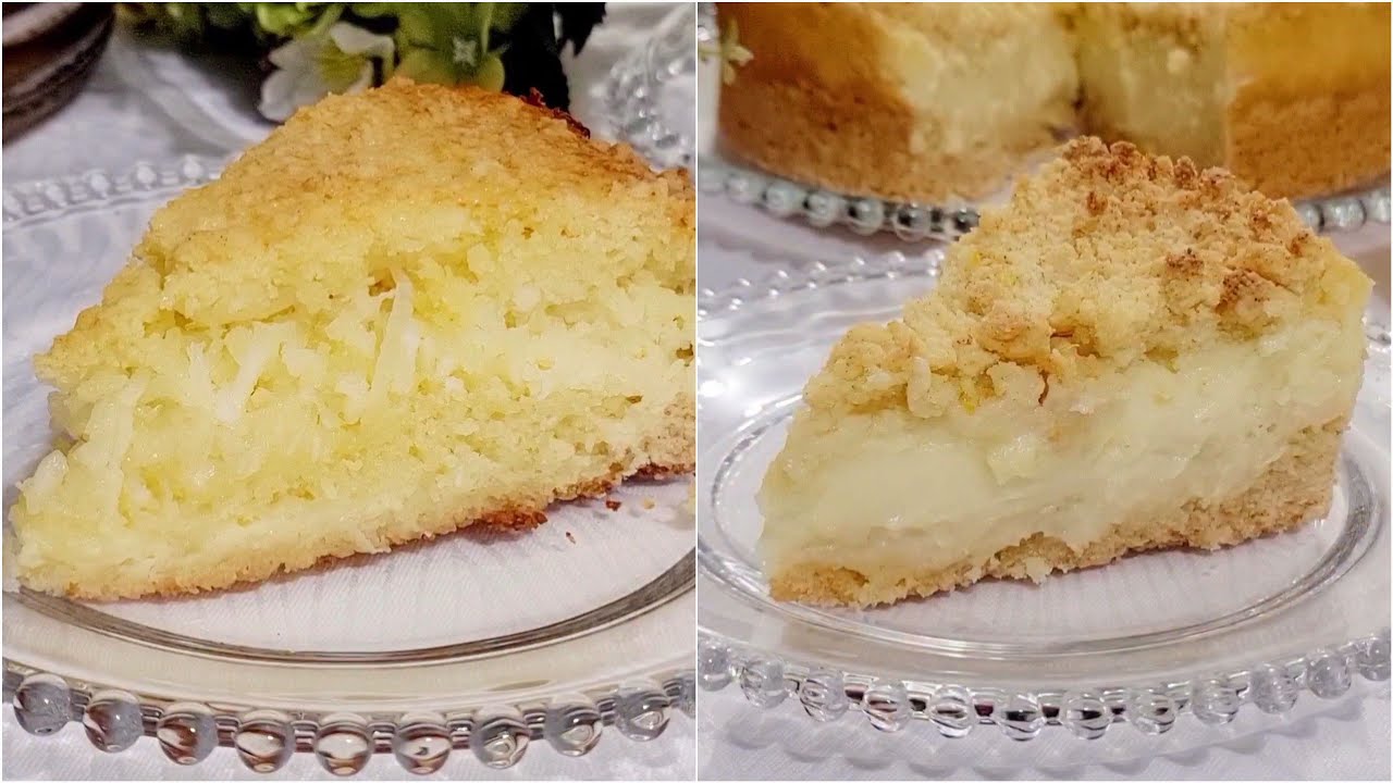 Два восхитительных пирога! Кокосовый и лимонный!