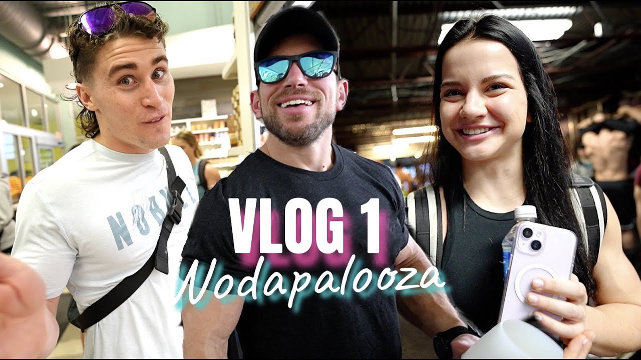 What you don't get to see at WODAPALOOZA  (+ I had to apologise to Justin and Ellie *AWKWARD)