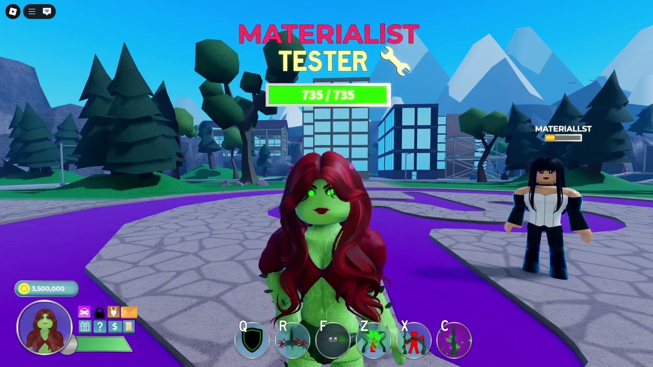 Heroes Online world new poison ivy skin showcase! Mother Nature Heroes Showcase