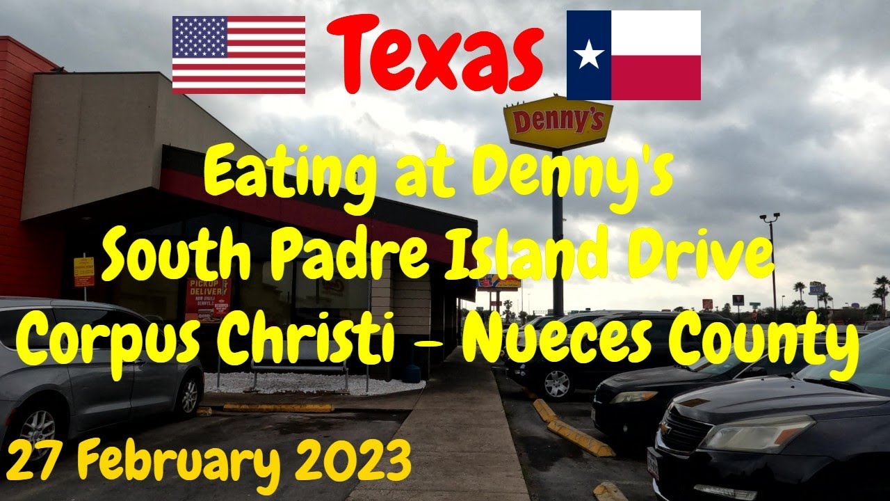 Eating at Denny's - Corpus Christi - Nueces County - Texas - 27 February 2023