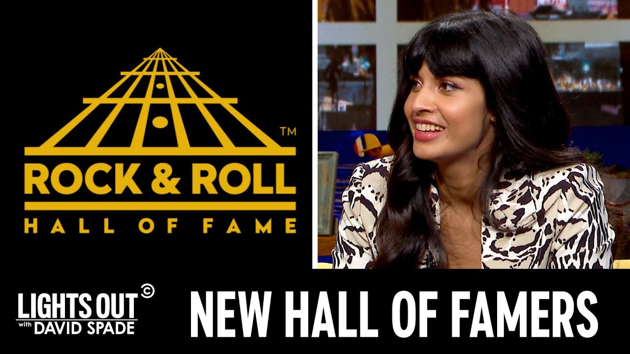Reacting to the New Rock & Roll Hall of Famers (feat. Jameela Jamil) - Lights Out with David Spade