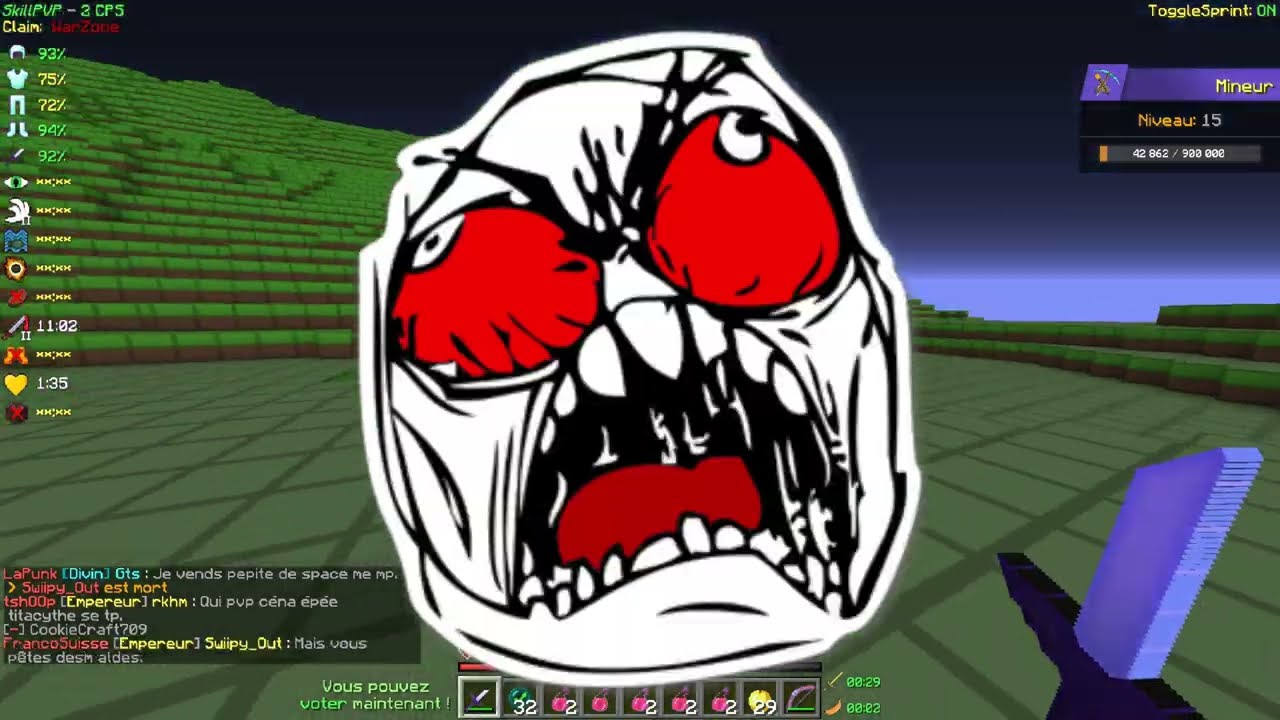 SKILLPVP | JE DROP UN JOUEUR ITEM MÉTÉ EN FULL CÉNA  ! CC 10 PB