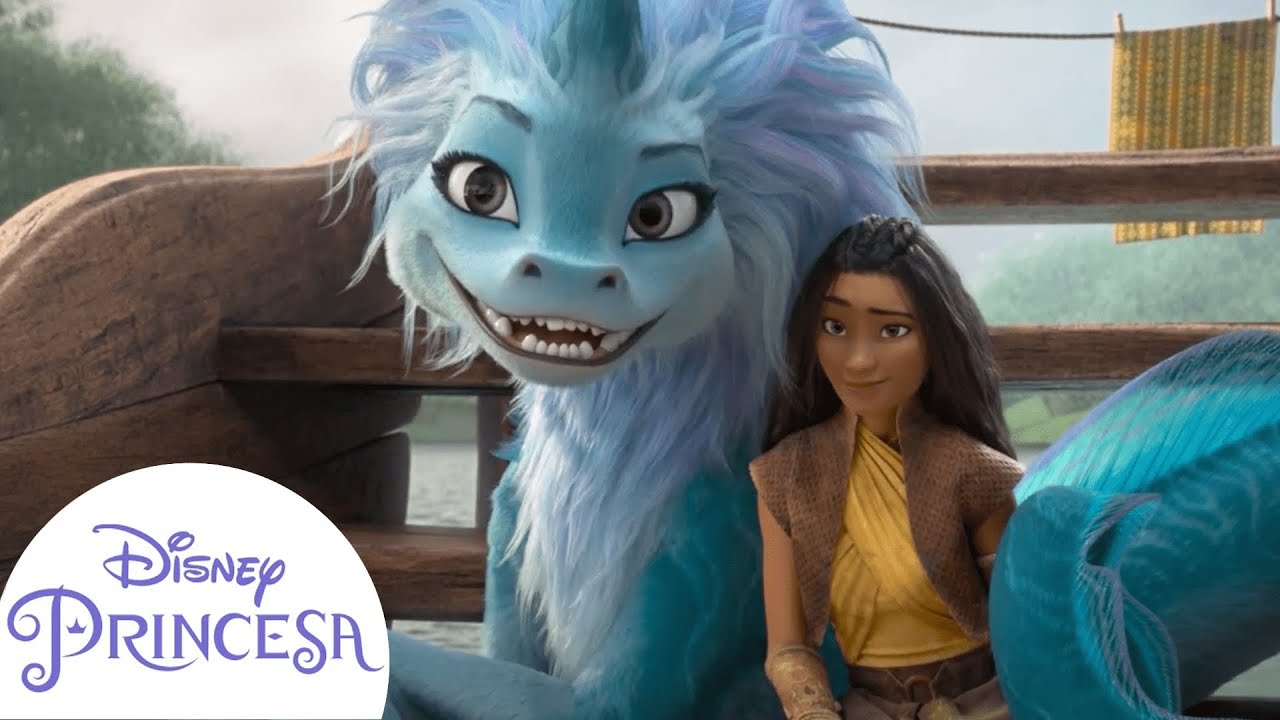 Os Melhores Momentos de Sisu, o Drag&atilde;o | Raya e o &Uacute;ltimo Drag&atilde;o | Disney Princesa