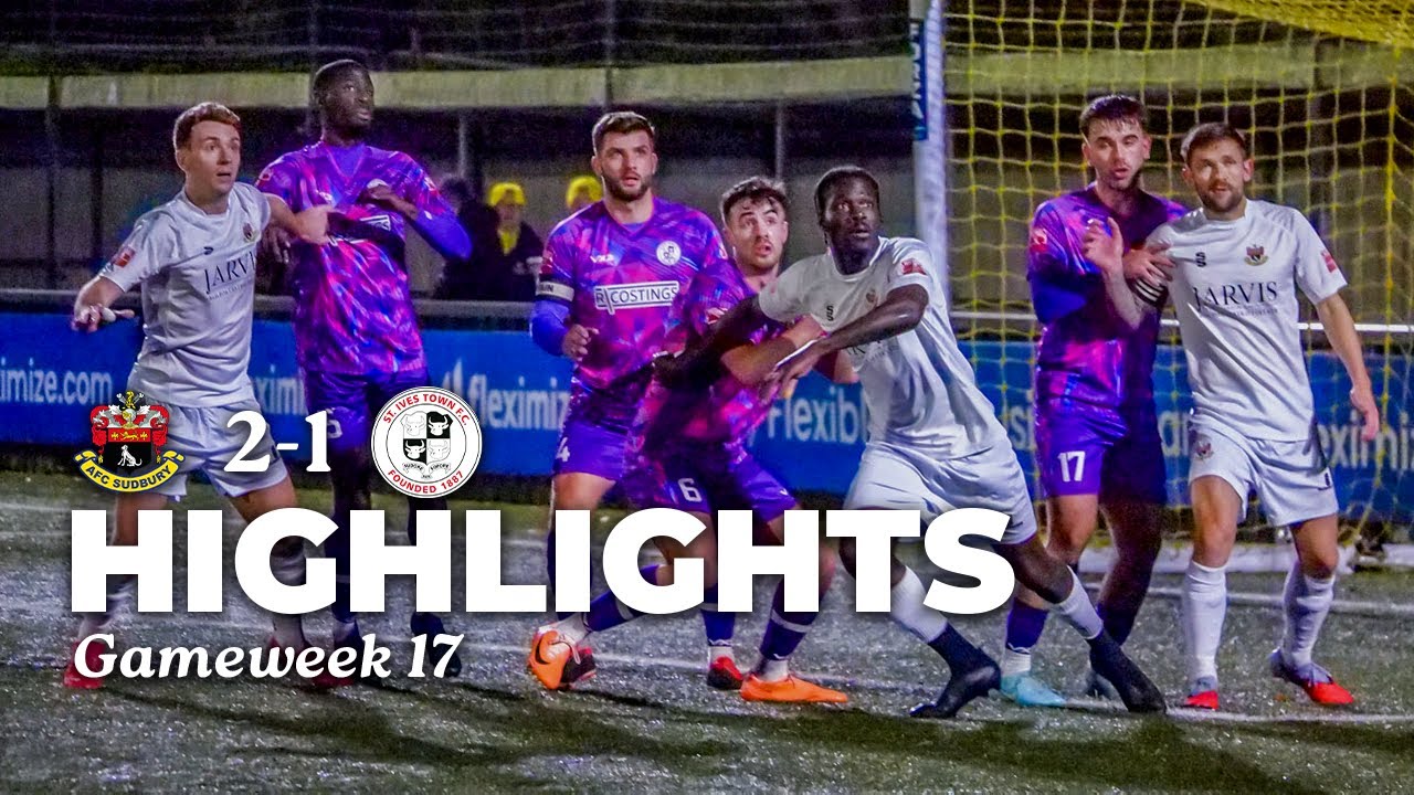 Defeat at Sudbury | AFC Sudbury 2-1 St Ives Town | Match Highlights