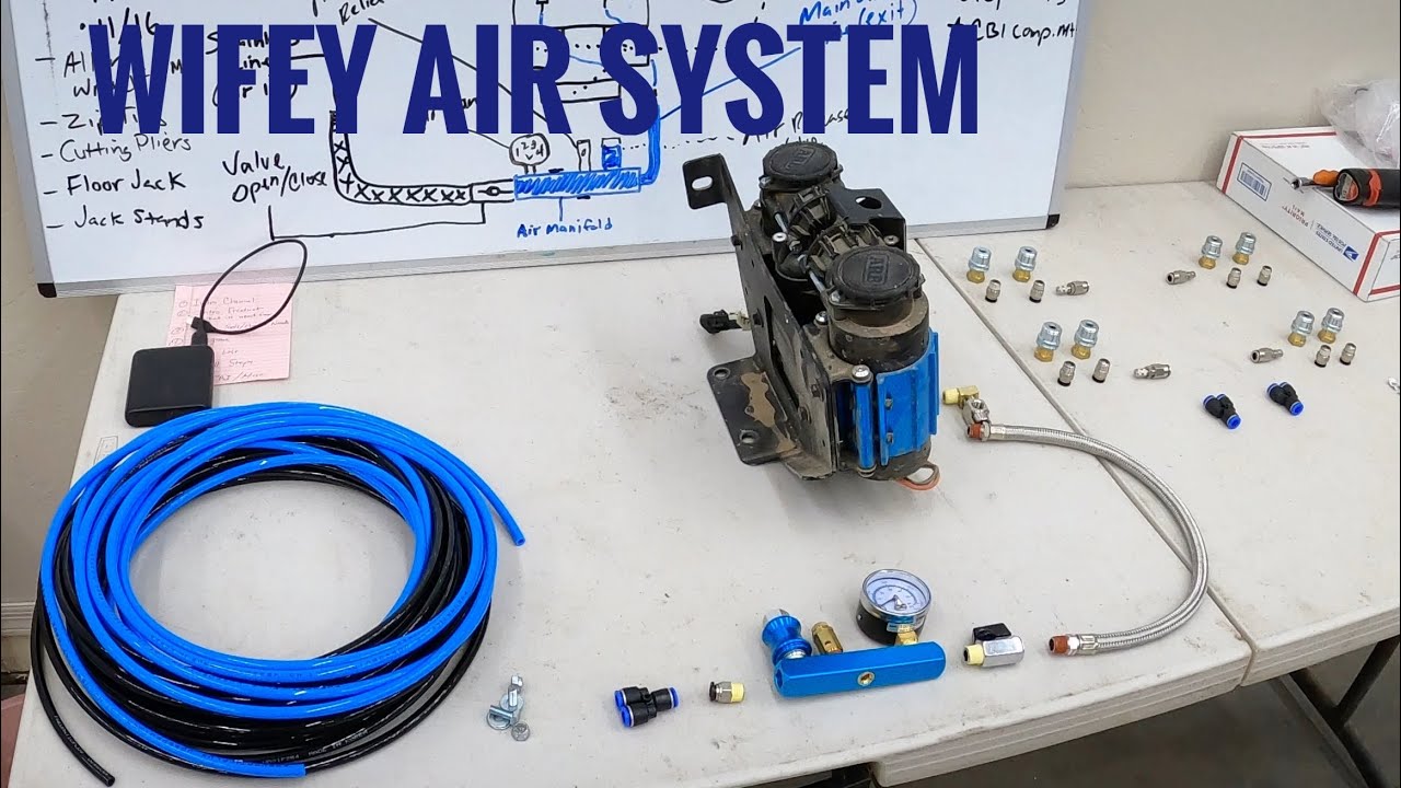 Wifey Air System Install and Demo on 3rd Gen Tacoma with Dual ARB CBI Bracket