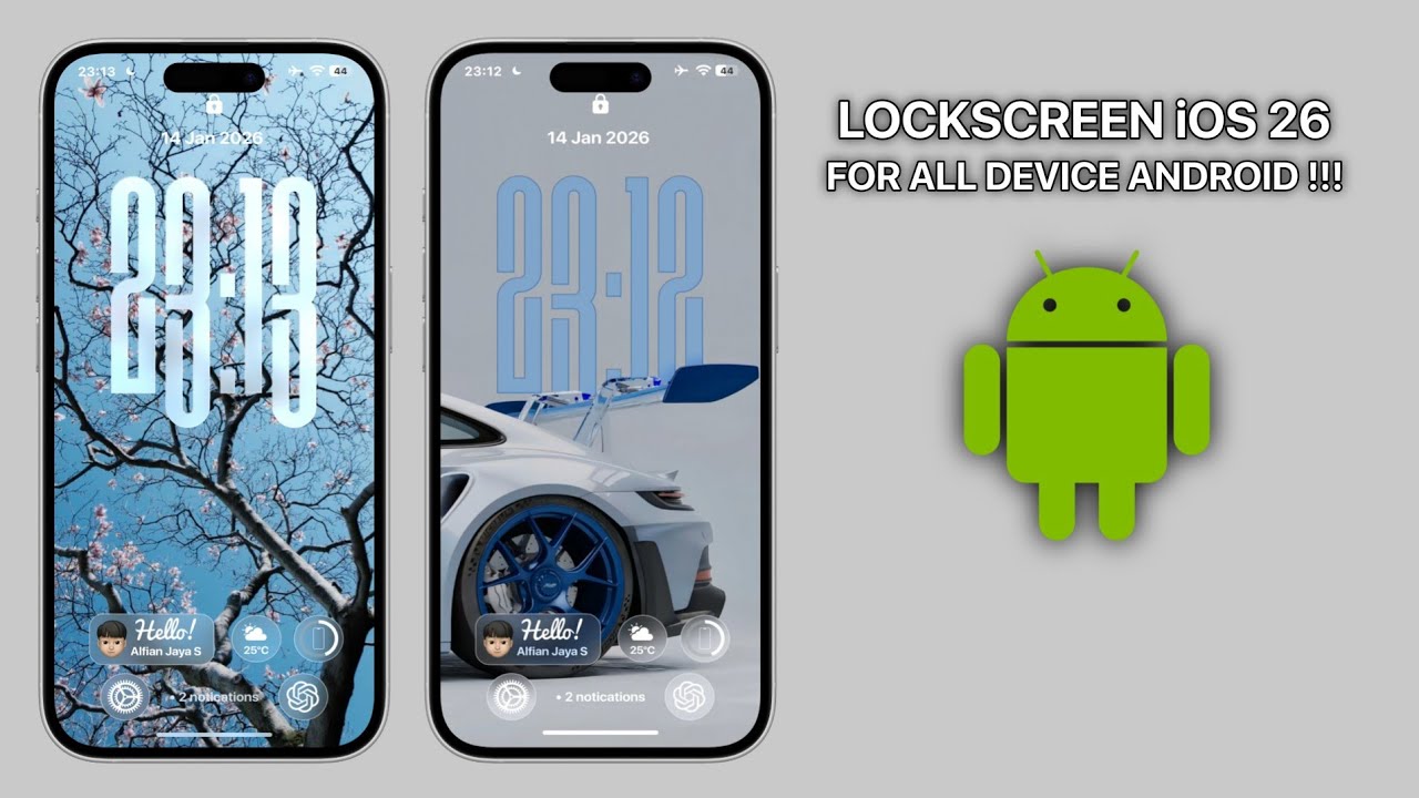 Блокировка экрана iOS 26, для всех устройств Android!!!, НОВЕЙШАЯ ВЕРСИЯ 2026