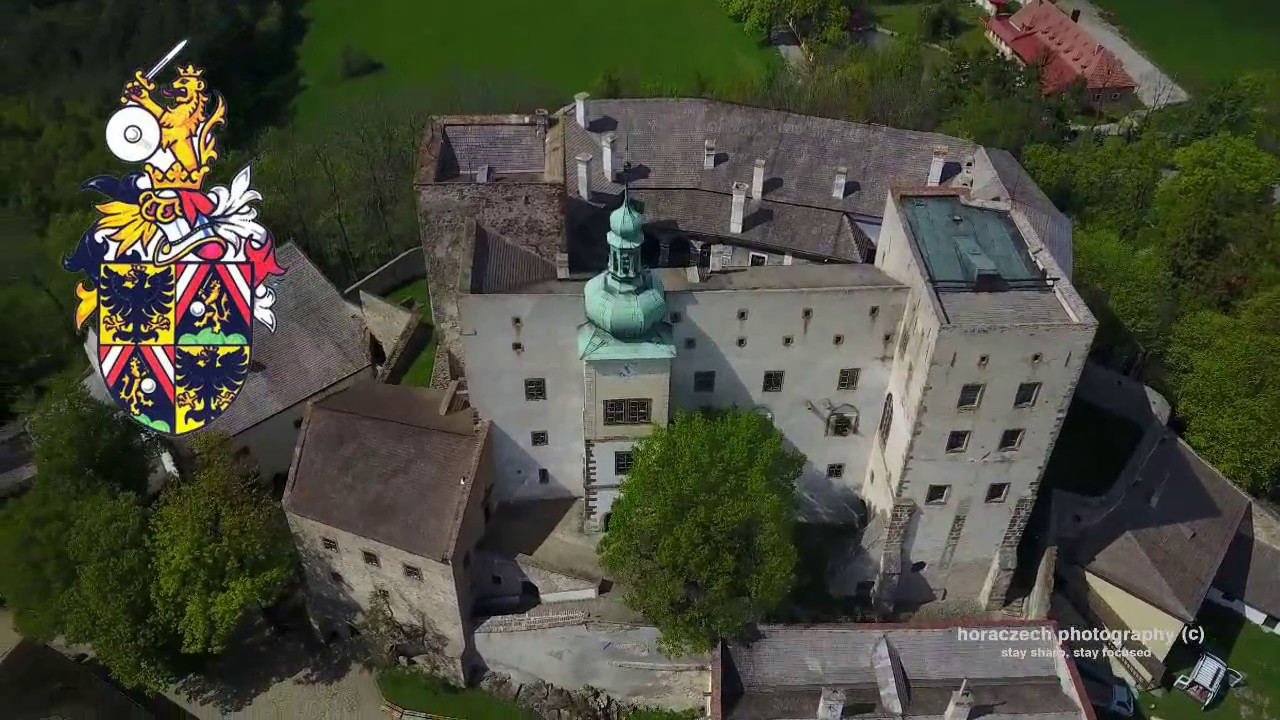 hrad Buchlov drone HD