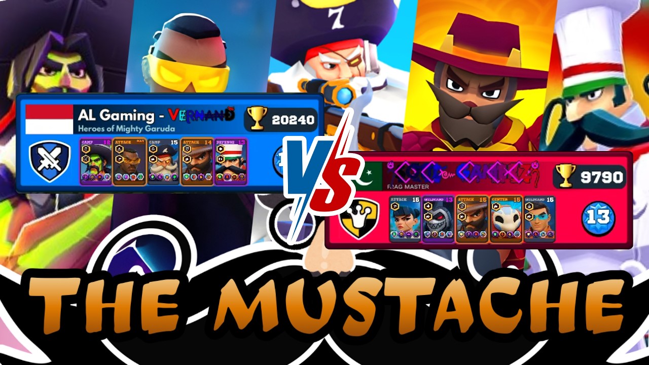 The Mustachioed Troops were slightly overwhelmed against him🥸Frag Pro Shooter🎯