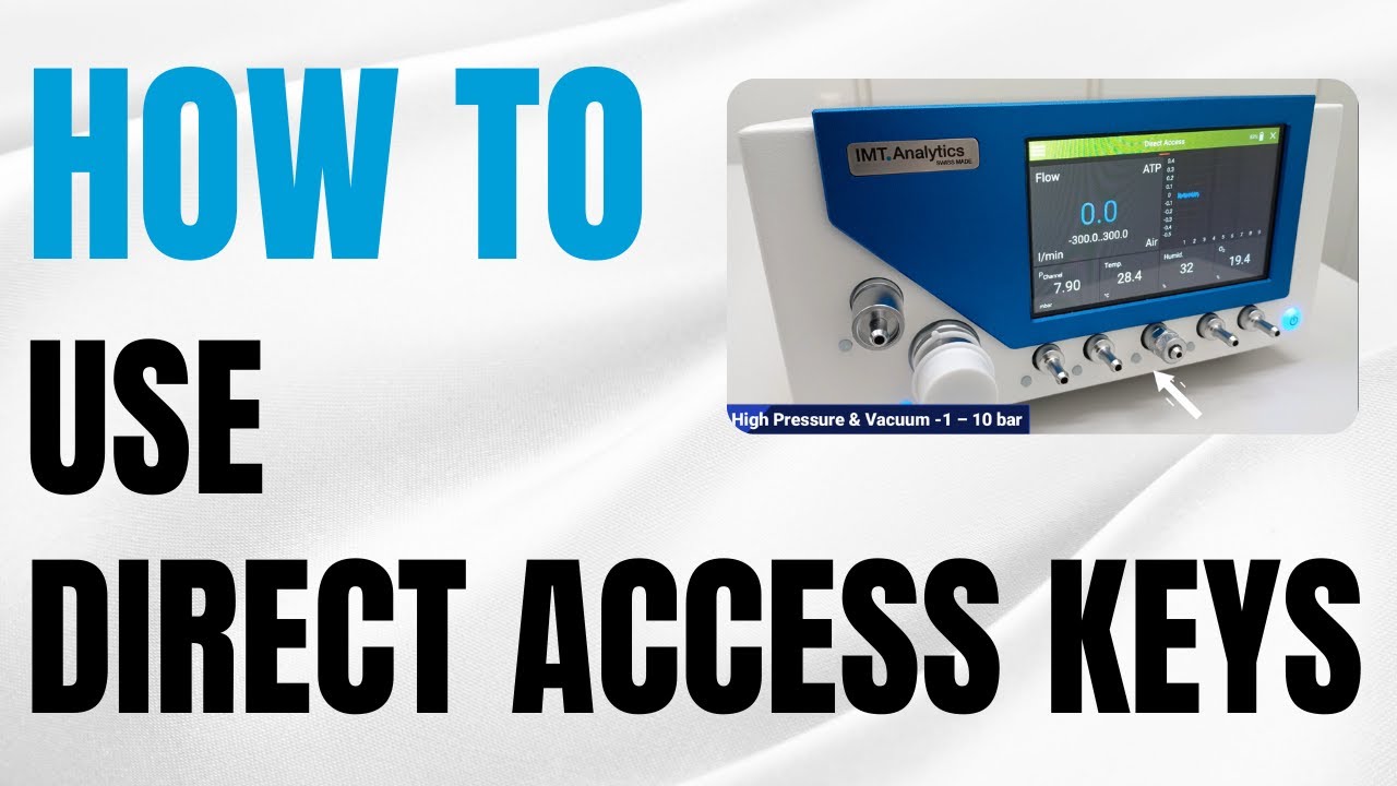 Flow Analyser PRO - Direct-Access Keys