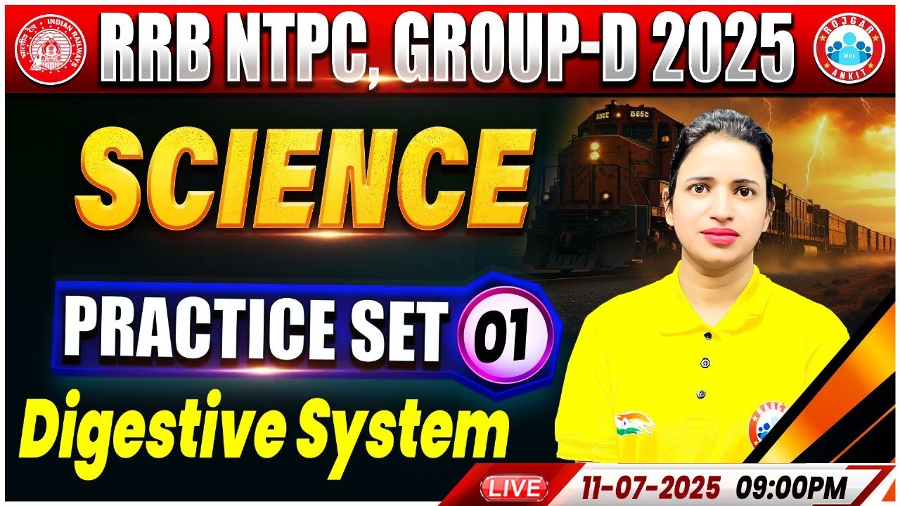 RRB NTPC Science Classes 2025 | Group D Science Practice Set #01 | RRB  Science MCQs