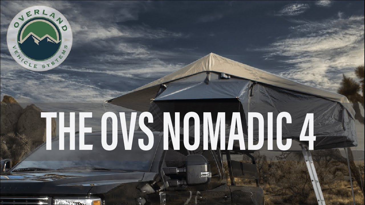 Палатка для ночёвки на крыше OVS Nomadic: обзор и установка