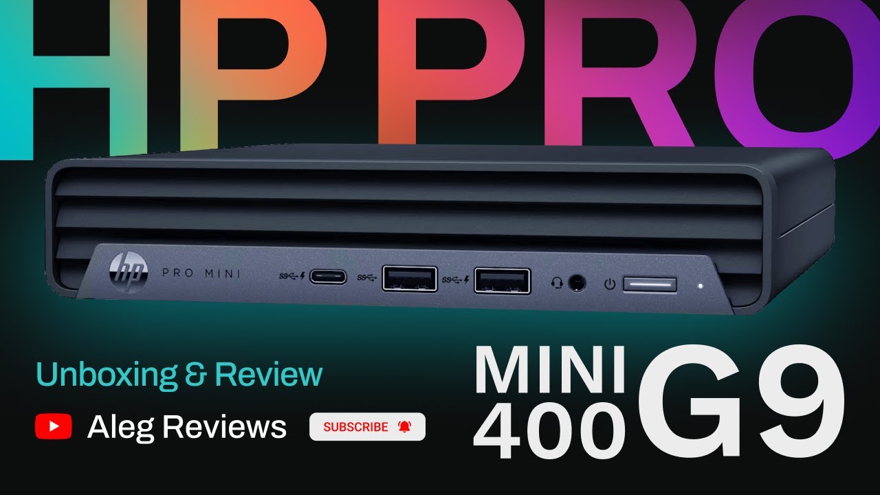 Настольный ПК HP Pro Mini 400 G9 SFF с процессором Intel i5-12500T: распаковка и обновление