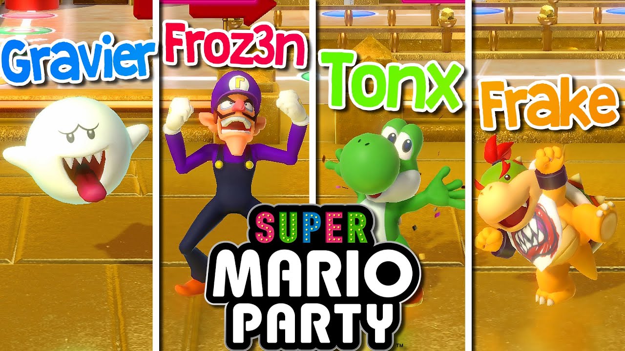 La Mia PRIMA Partita a Super Mario Party con Froz3n, Frake e Poketonx!
