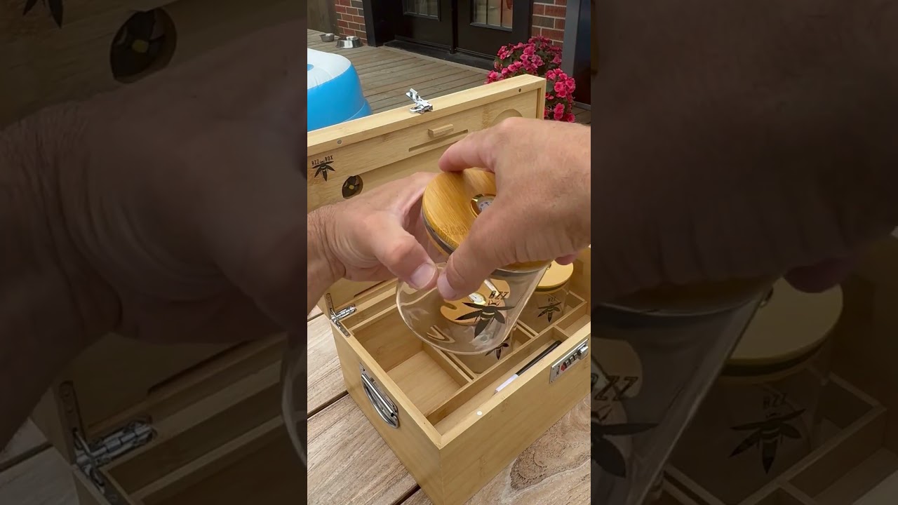 The XL Bzz Box (Treasure Chest) Lockable smell proof Stash Box