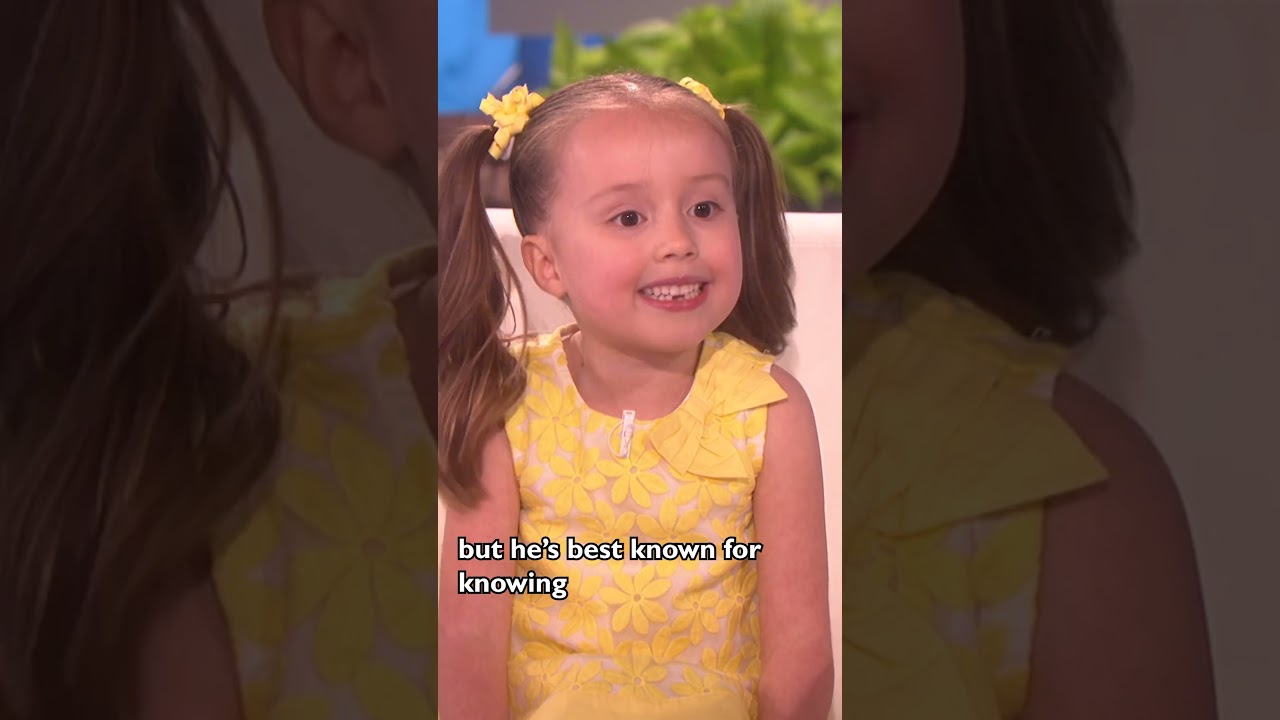 Adorable 6-Year-Old Kid Expert Teaches Ellen About Famous Scientists