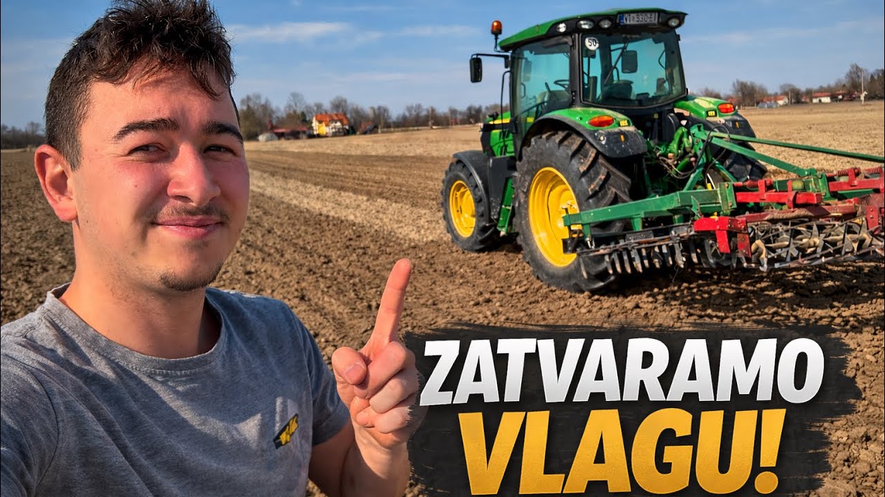Zašto zatvaramo vlagu u polju? 🚜 Teška drljača | John Deere 6125R 