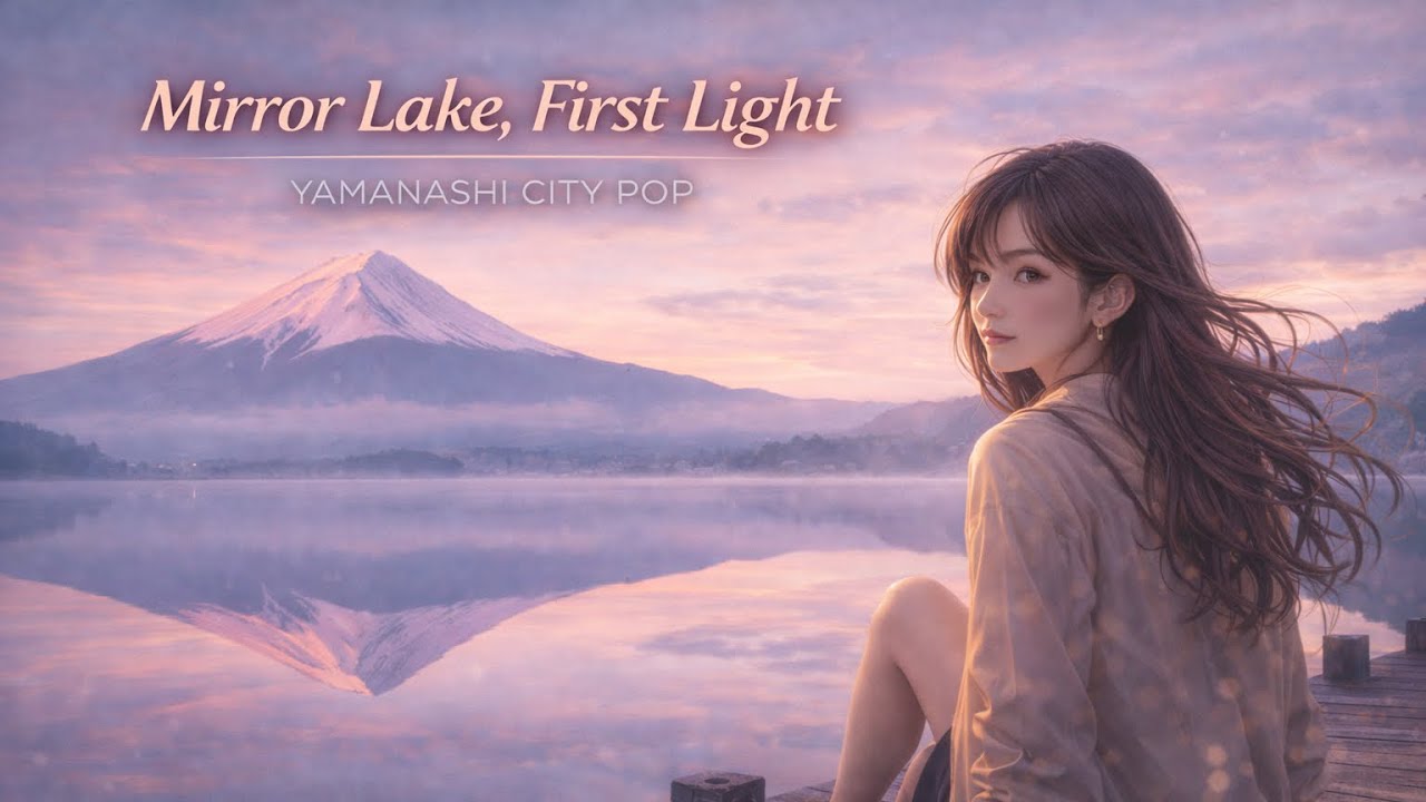 【河口湖 シティポップ】Mirror Lake, First Light / Lake Kawaguchiko (Mt Fuji View)