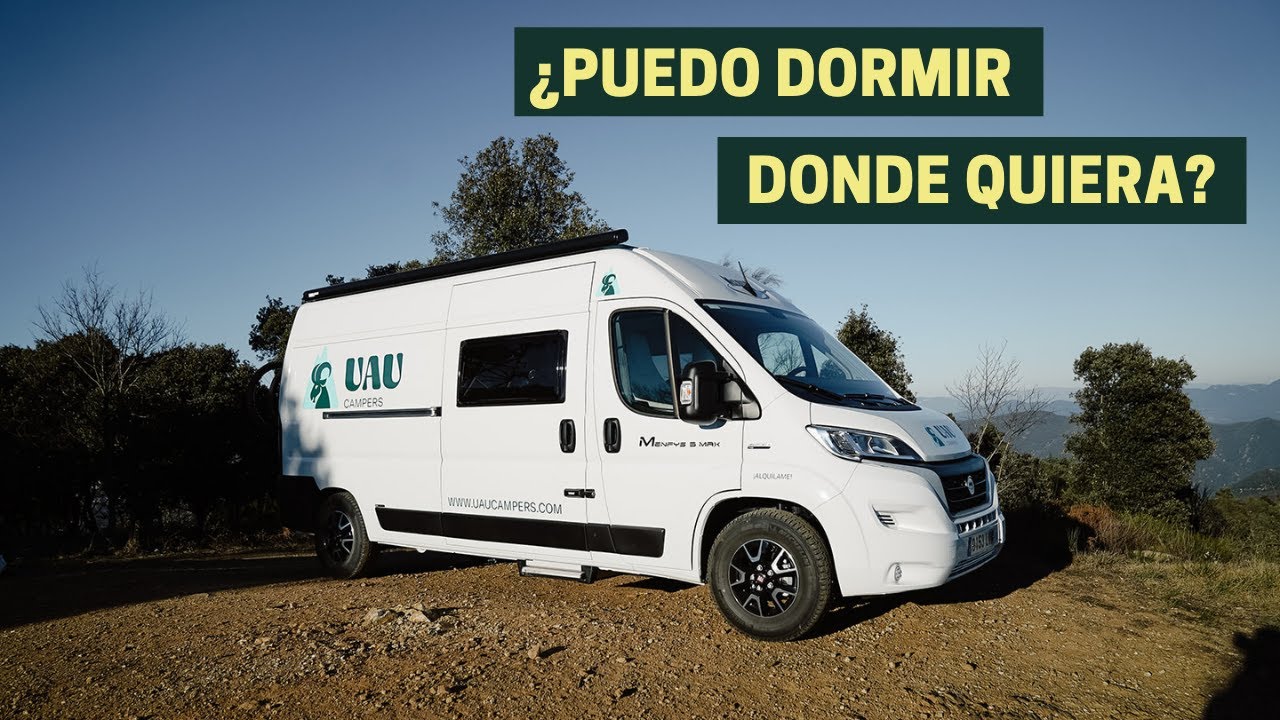 &iquest;DONDE DORMIR CON FURGONETA CAMPER? 🚐 Lo que puedes y NO puedes hacer ❌ Acampar  ✅ Pernoctar