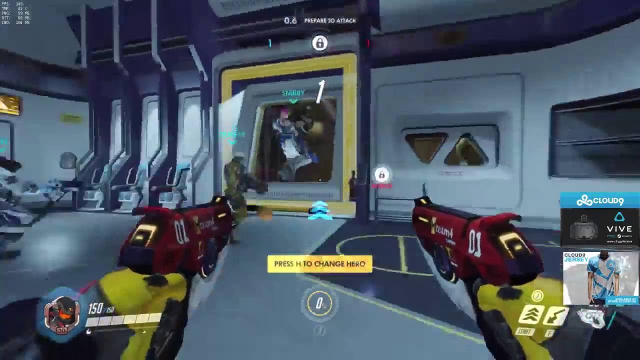 Overwatch C9 Surefour Playing Epic Tracer With 103 Eliminations