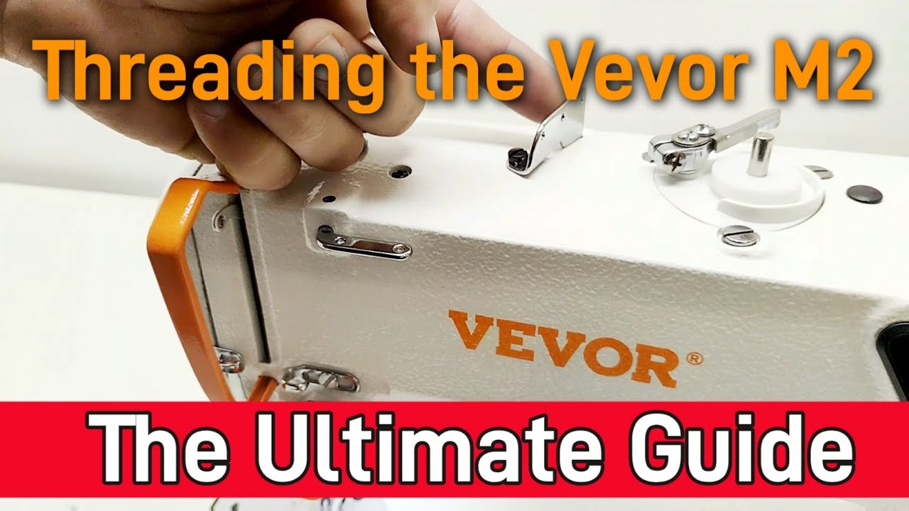 How to Thread & Wind a Bobbin | Vevor Industrial Sewing Machine | Step-by-Step Tutorial