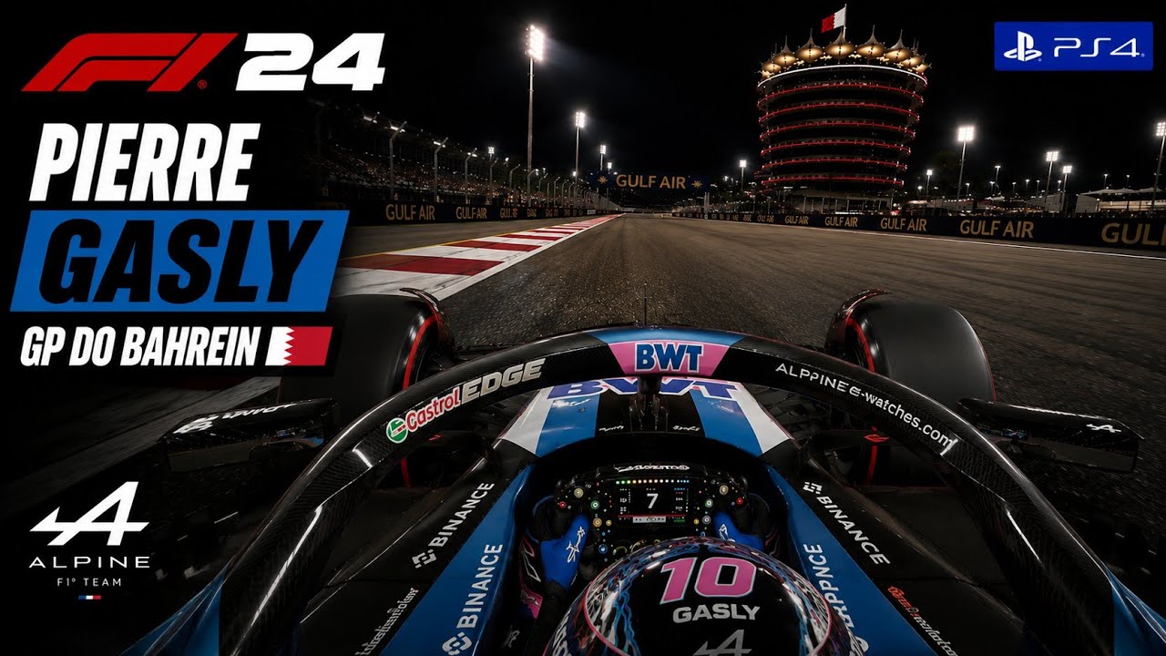 F1 24 PS4 GAMEPLAY – PIERRE GASLY | ALPINE | BAHRAIN GRAND PRIX
