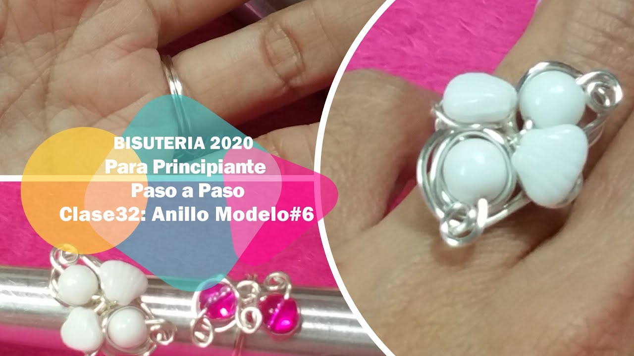 ANILLO  ALAMBRISMO Facil de Hacer Modelo 6 ~ Bisuteria Clase 32