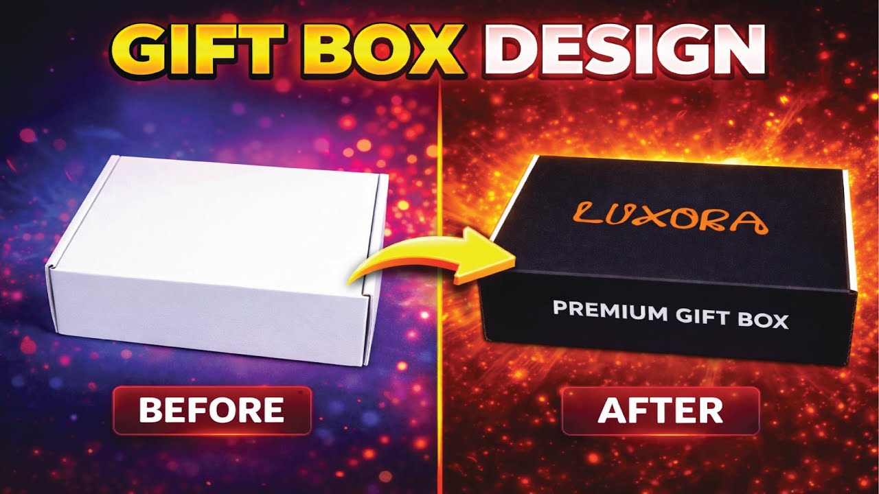 Premium Gift Box Design  Professional Packaging Design