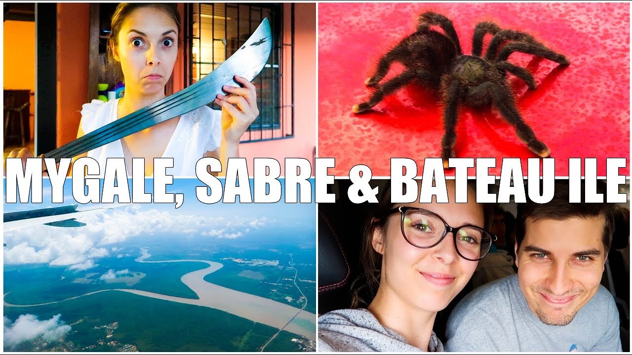 Mygale, sabre et bateau île - GUYANE #1