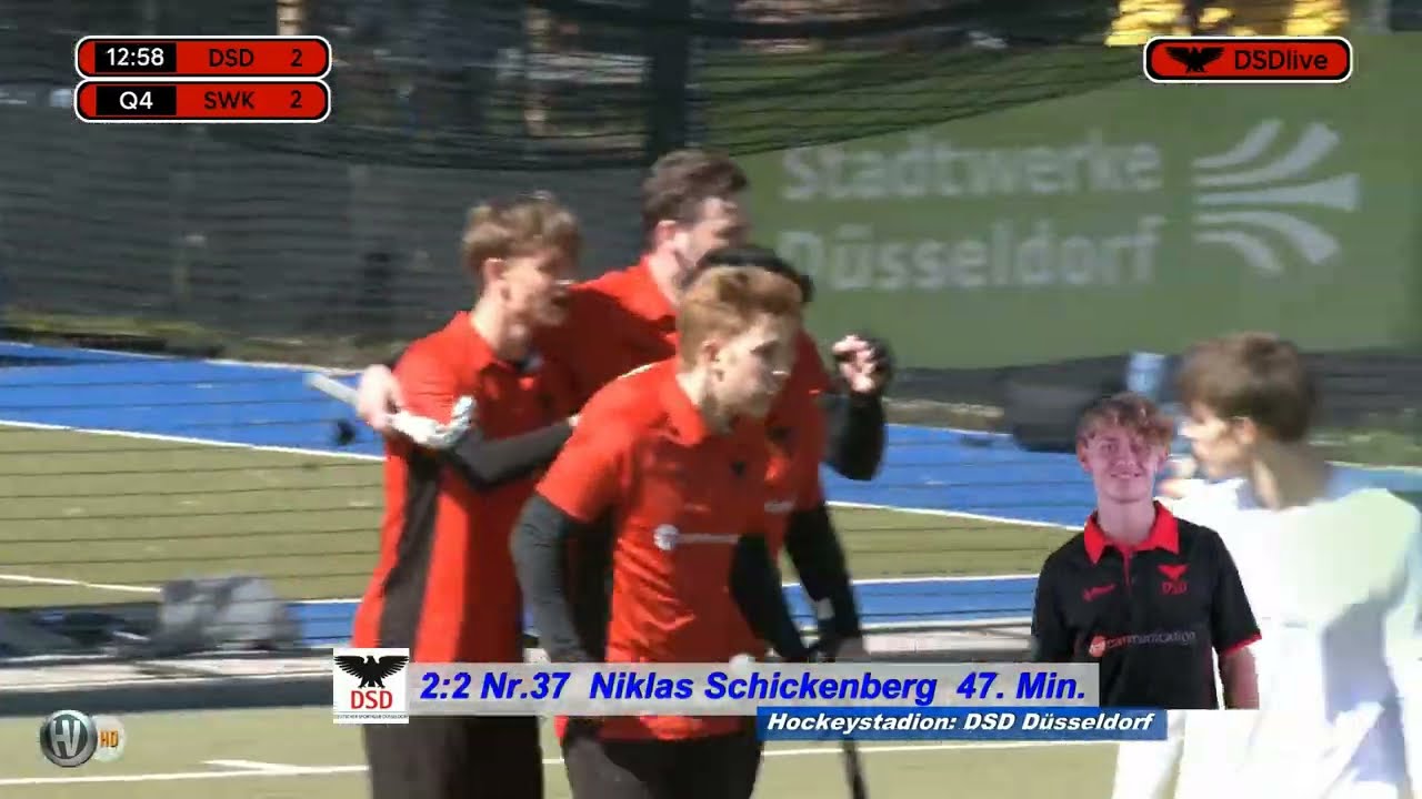 2. Feldhockey Bundesliga Herren DSD Düsseldorf vs. Schwarz-Weiß Köln 21.04.2024 Highlights