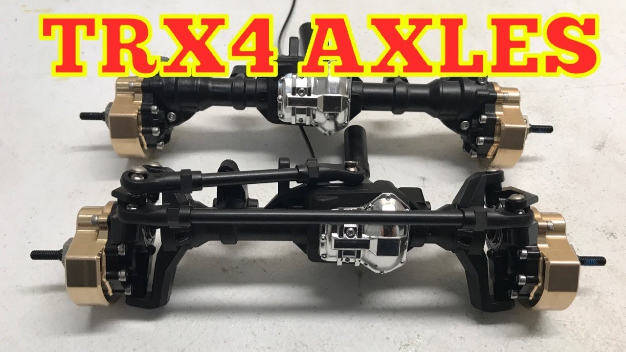TRX 4 Comp Build Pt 1 Axles