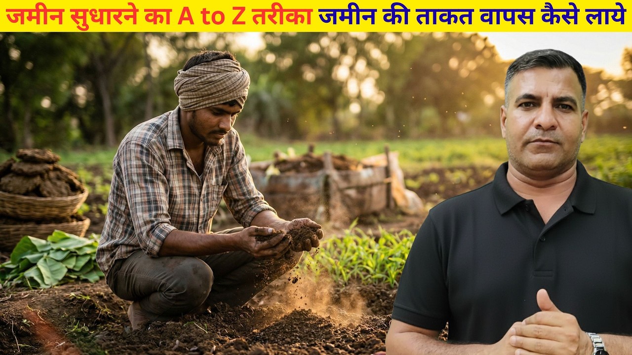 1620-Kisan karyashala जमीन सुधारने का A to Z तरीका | जमीन की ताकत वापस कैसे लाये Rahul Jawan के साथ।