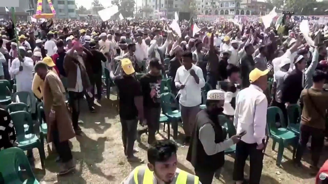 LIVE: কুমিল্লার চৌদ্দগ্রামে ১১-দলীয় জোটের জনসভায় বক্তব্য দিচ্ছেন জামায়াতে ইসলামীর আমির