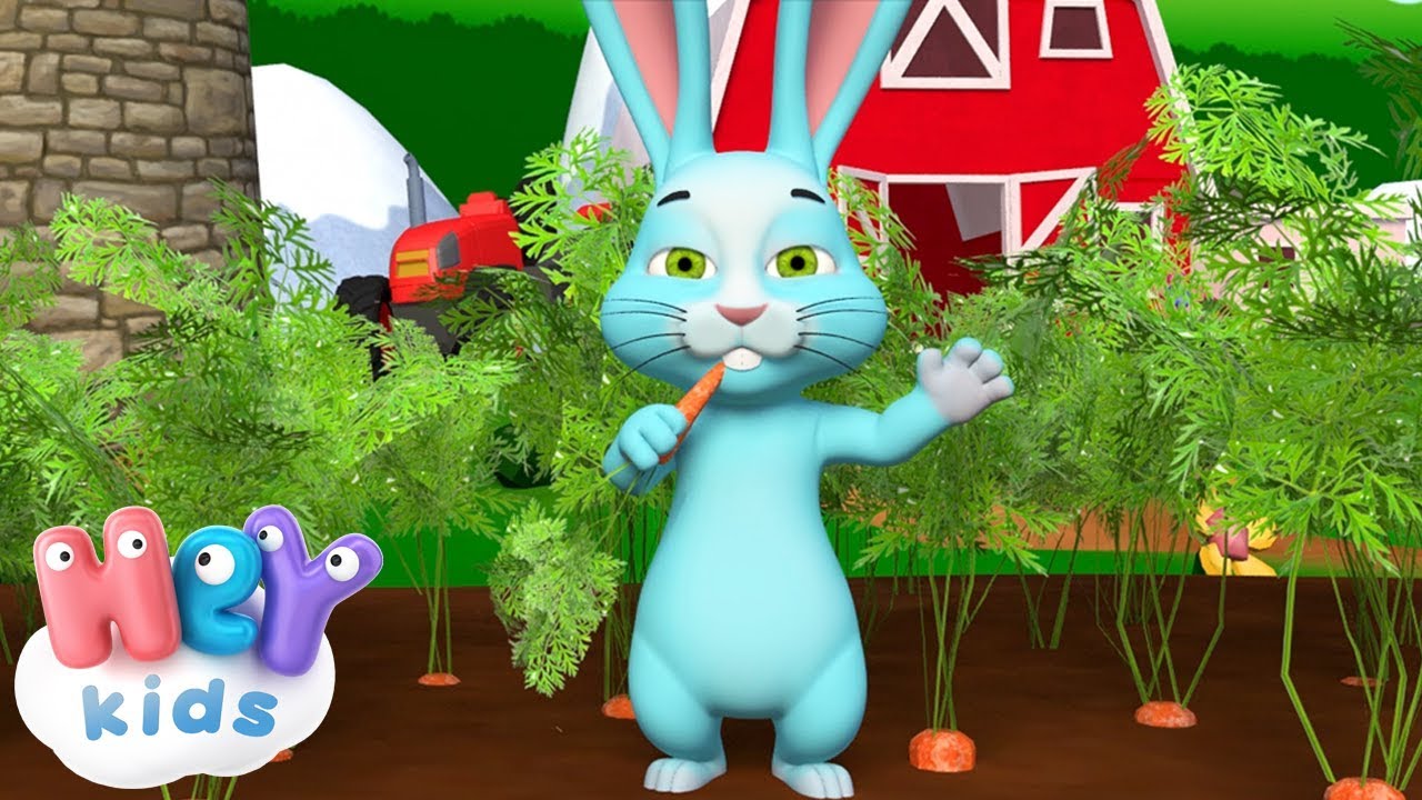 İki Uzun Kulağım Bir Fısıltıyı Duyar - Tavşan şarkısı ve 20 dakika Çocuk Şarkıları  | HeyKids