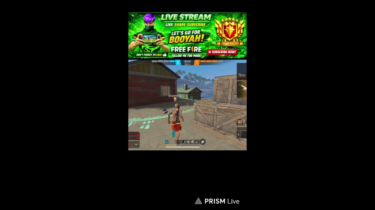 free fire 🔥 gaming mbpsantoshff is live #short #freefire #gaming