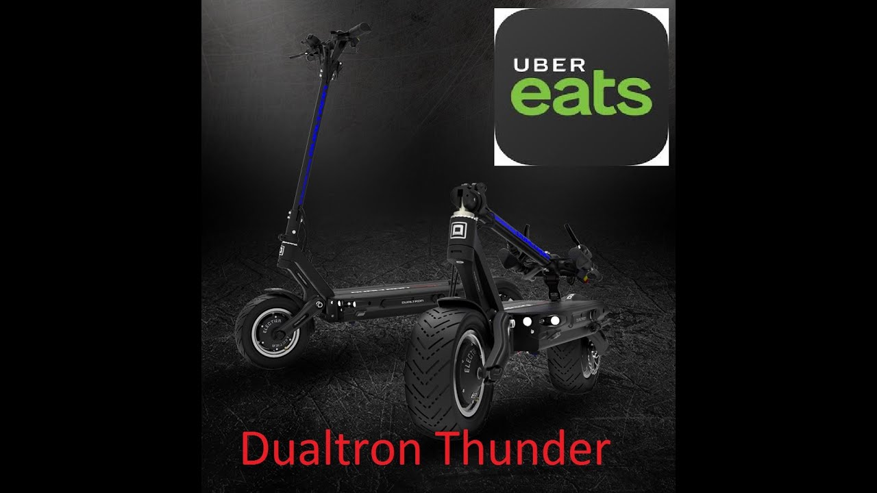 Dualtron Thunder MAking Money -Uber Eats - GoPro 7 Black
