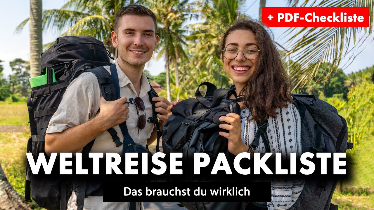 Unsere WELTREISE PACKLISTE  – Das brauchst du beim Backpacking  (+10 Hacks nach 6 Monaten Reise)