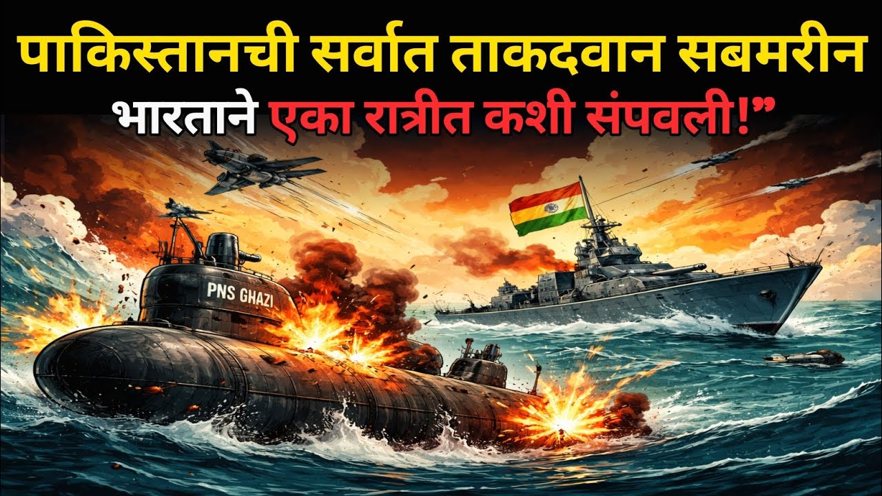 पाकिस्तानची सर्वात ताकदवान सबमरीन' भारताने एका रात्रीत कशी संपवली!