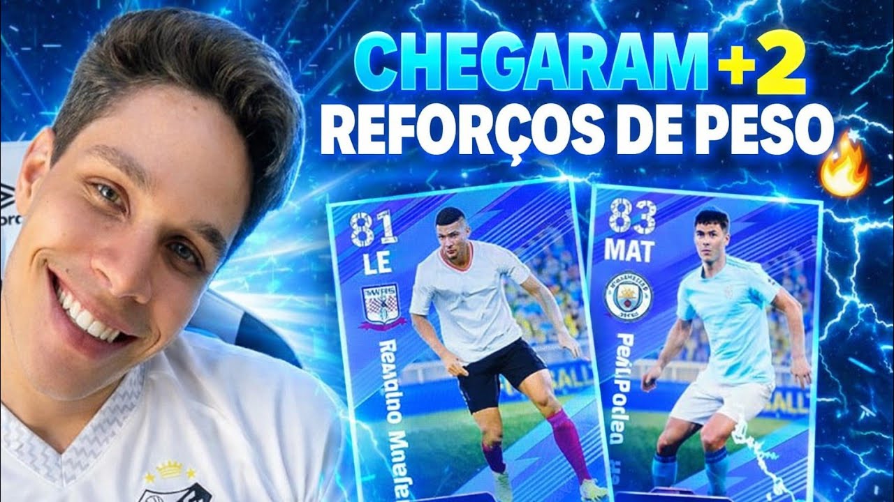 CHEGARAM 2 REFORÇOS DE PESO NO TIME! 🚨 | eFootball 2026 AO VIVO 🔥 3ª DIVISÃO