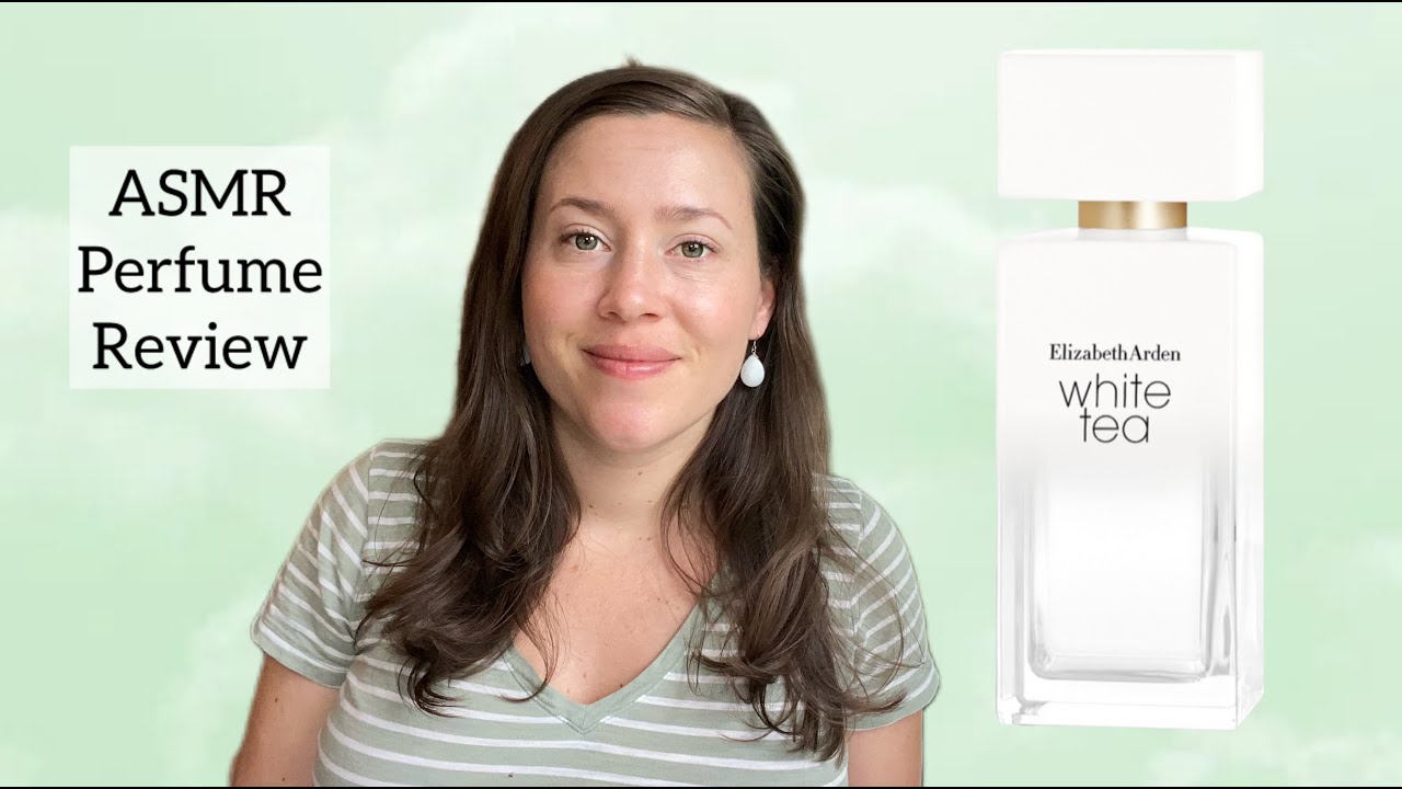 ASMR Perfume Review - Elizabeth Arden White Tea - Glass Tapping & Soft Spoken