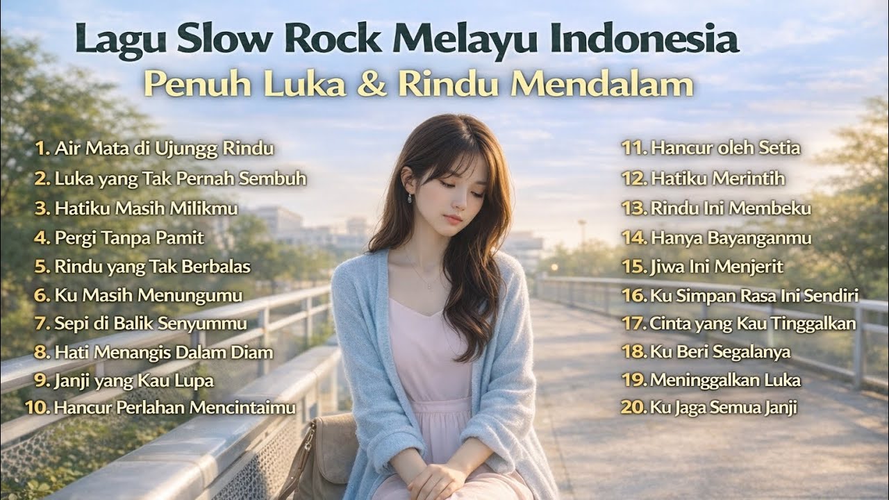 Lagu Slow Rock Melayu Indonesia Penuh Luka & Rindu Mendalam